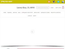 Tablet Screenshot of laneykay.com